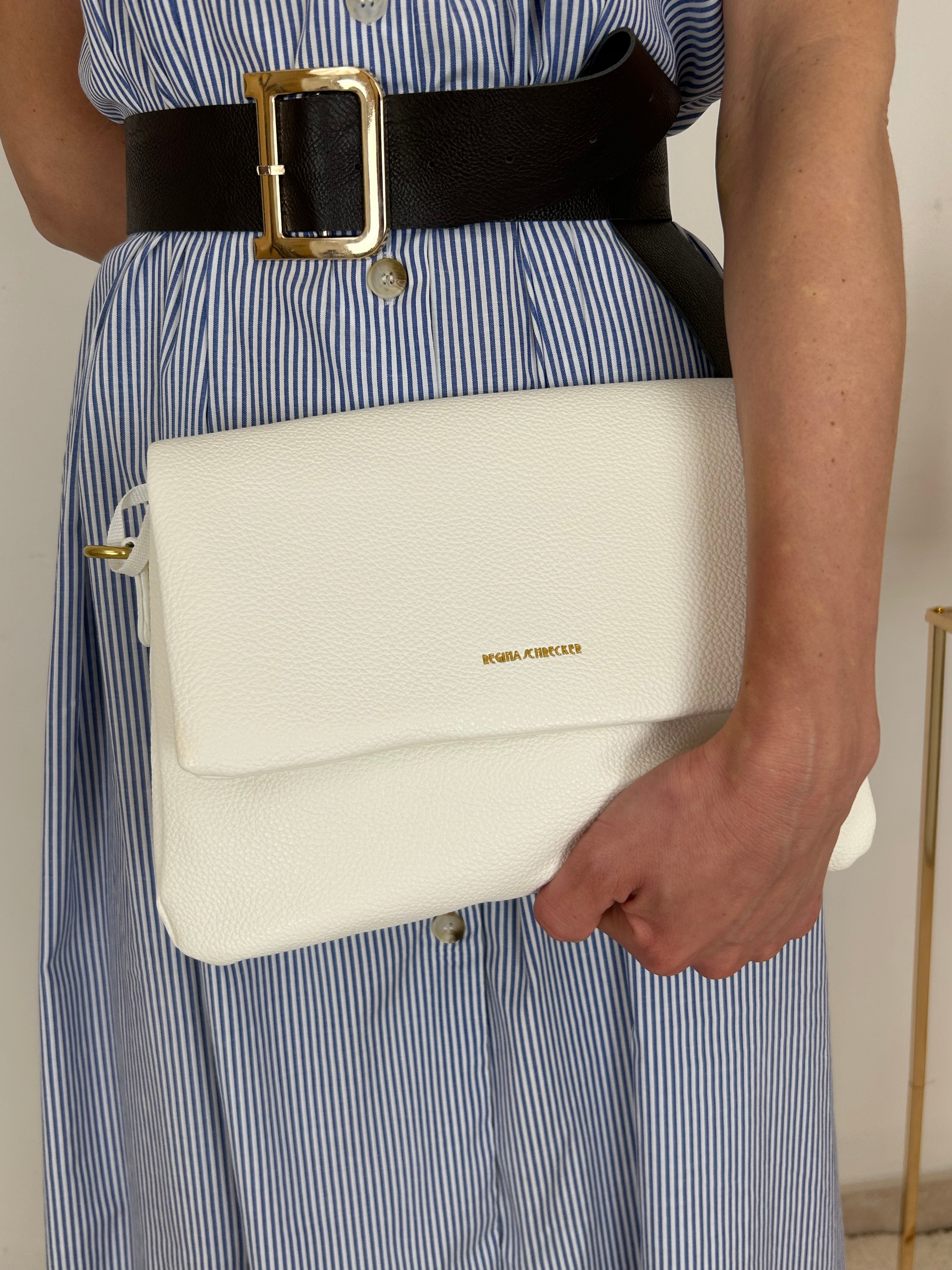 Borsa Media “Regina” – Bianco Ghiaccio