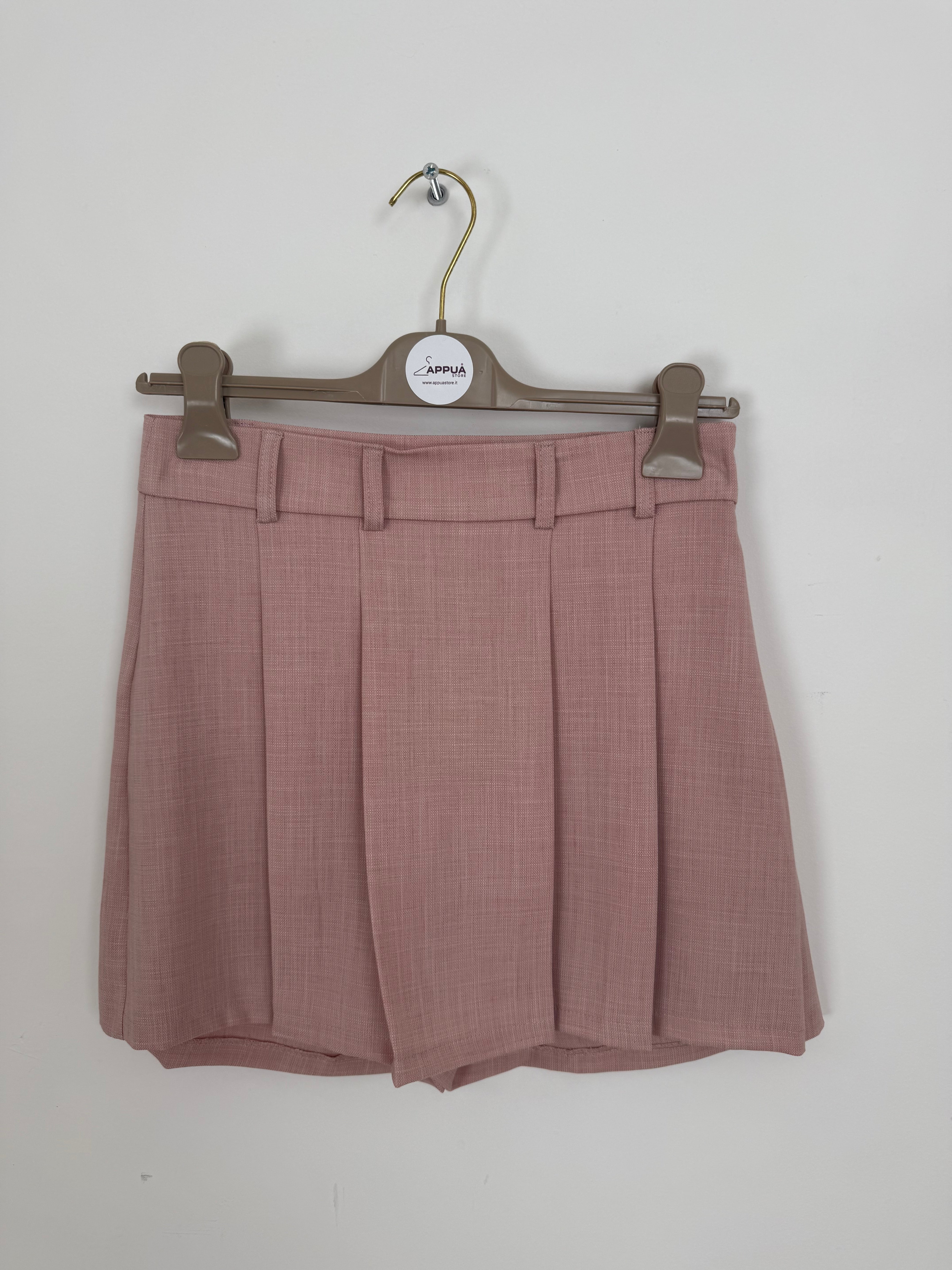 GONNA PANTALONE “Linen Chic” – Rosa Antico