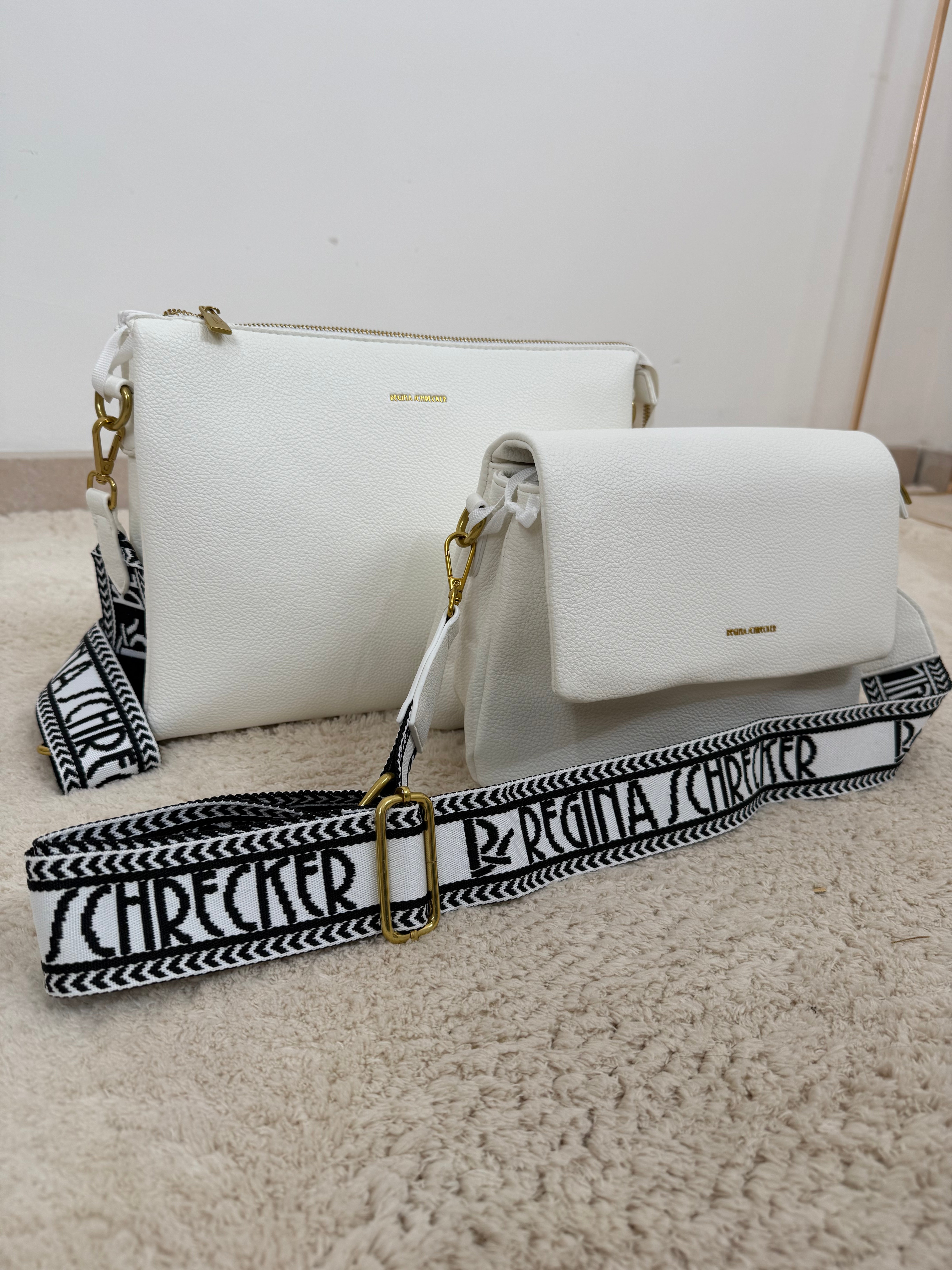 Borsa Media “Regina” – Bianco Ghiaccio