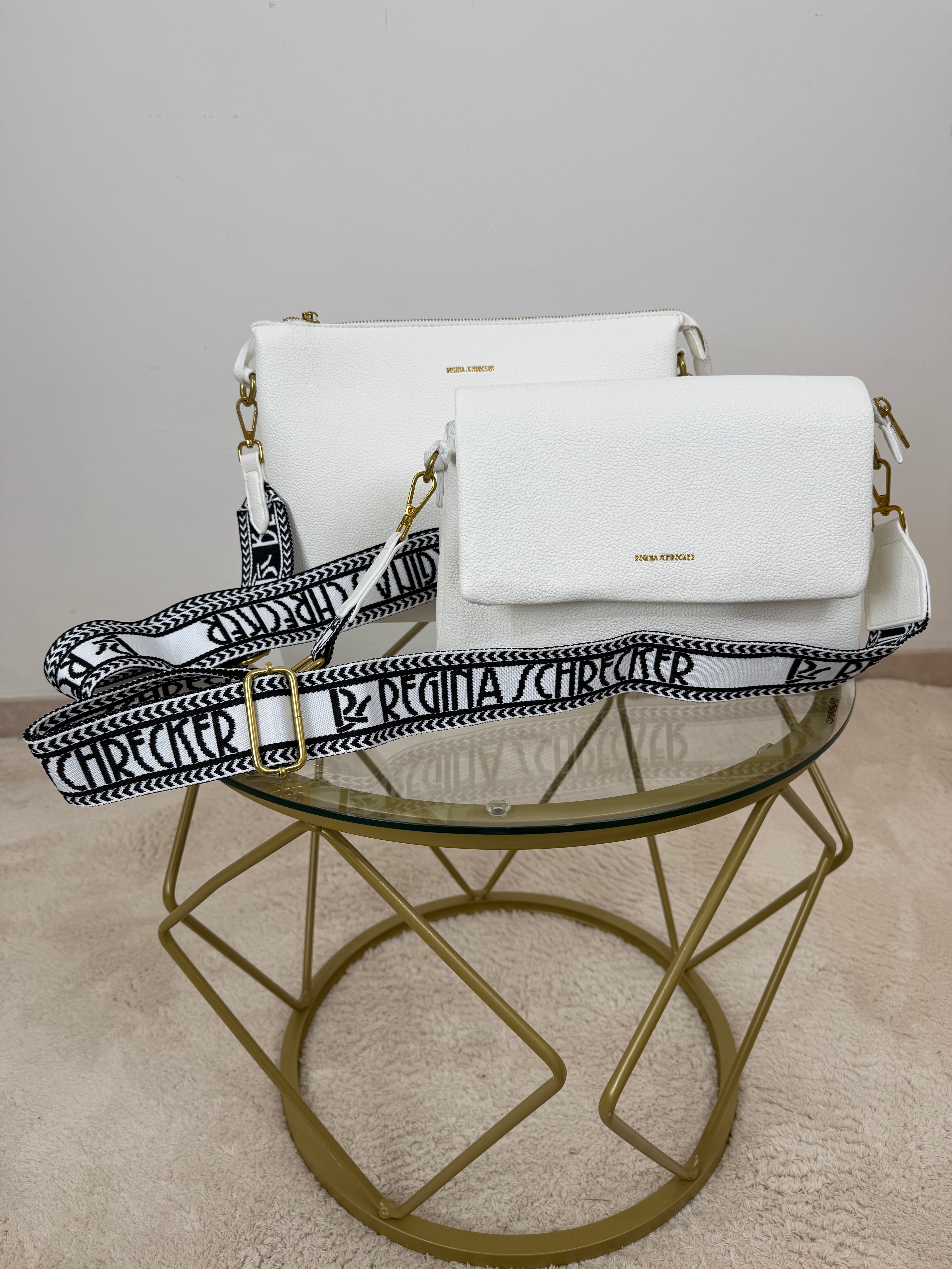 Borsa Media “Regina” – Bianco Ghiaccio