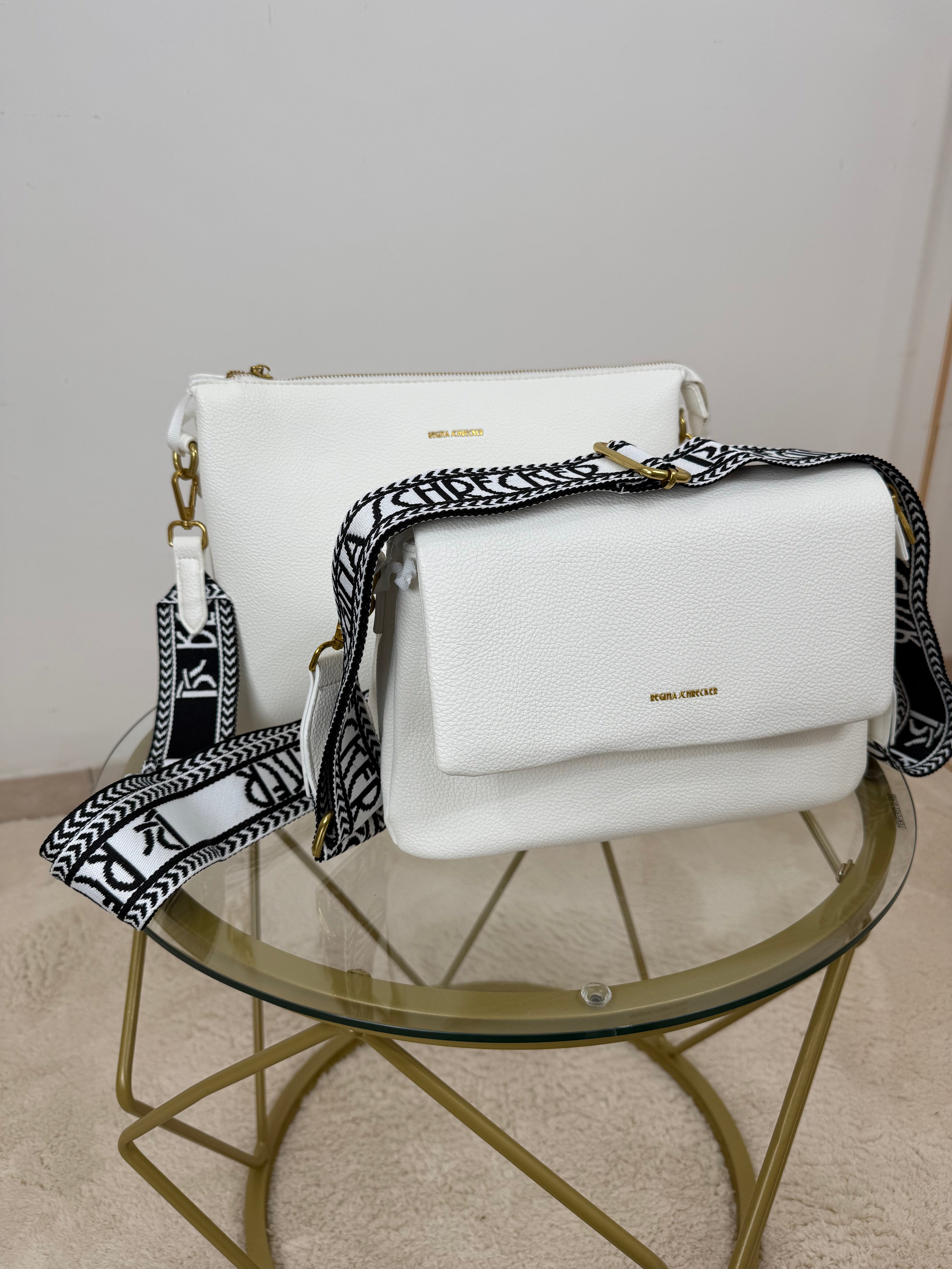 Borsa Media “Regina” – Bianco Ghiaccio