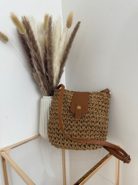 Borsa "Lina" in corda intrecciata