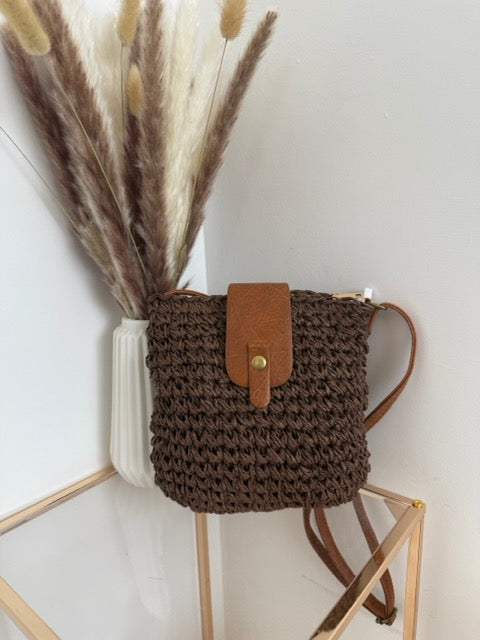 Borsa "Lina" in corda intrecciata