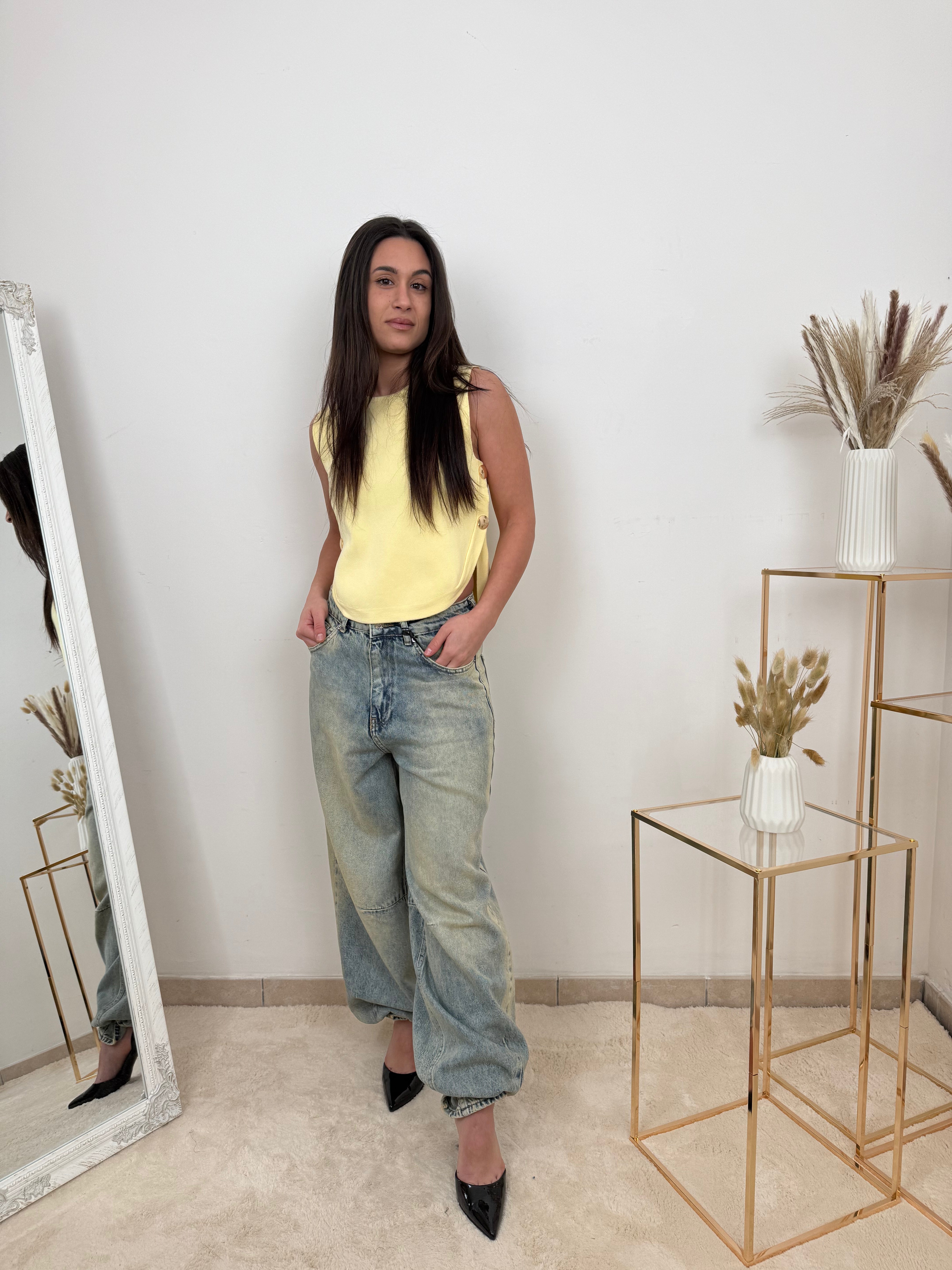 Gilet con Bottoni