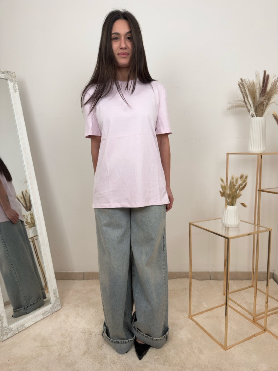 T-shirt Basic Color Pop Lilla