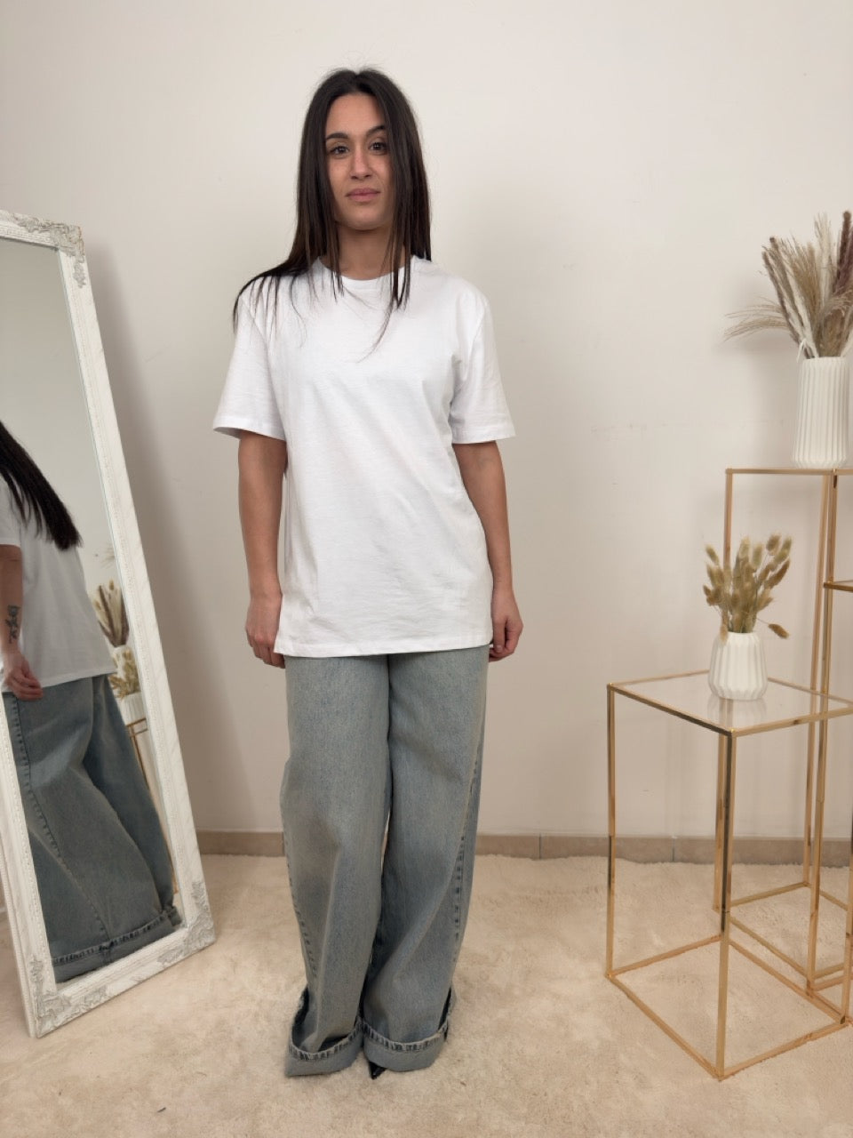 T-shirt Basic Color Pop Bianca