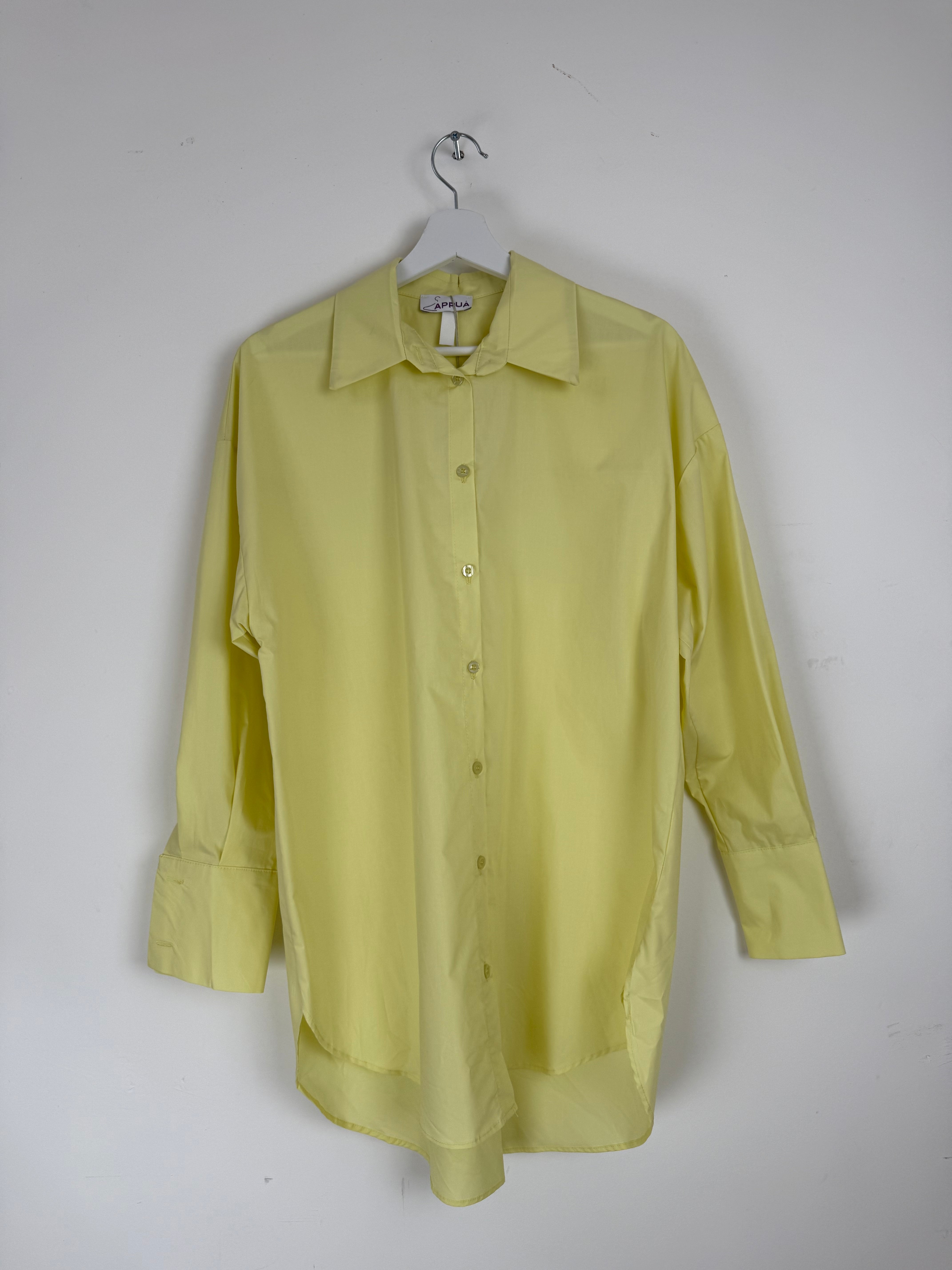 Camicia Oversize in Popeline di Cotone