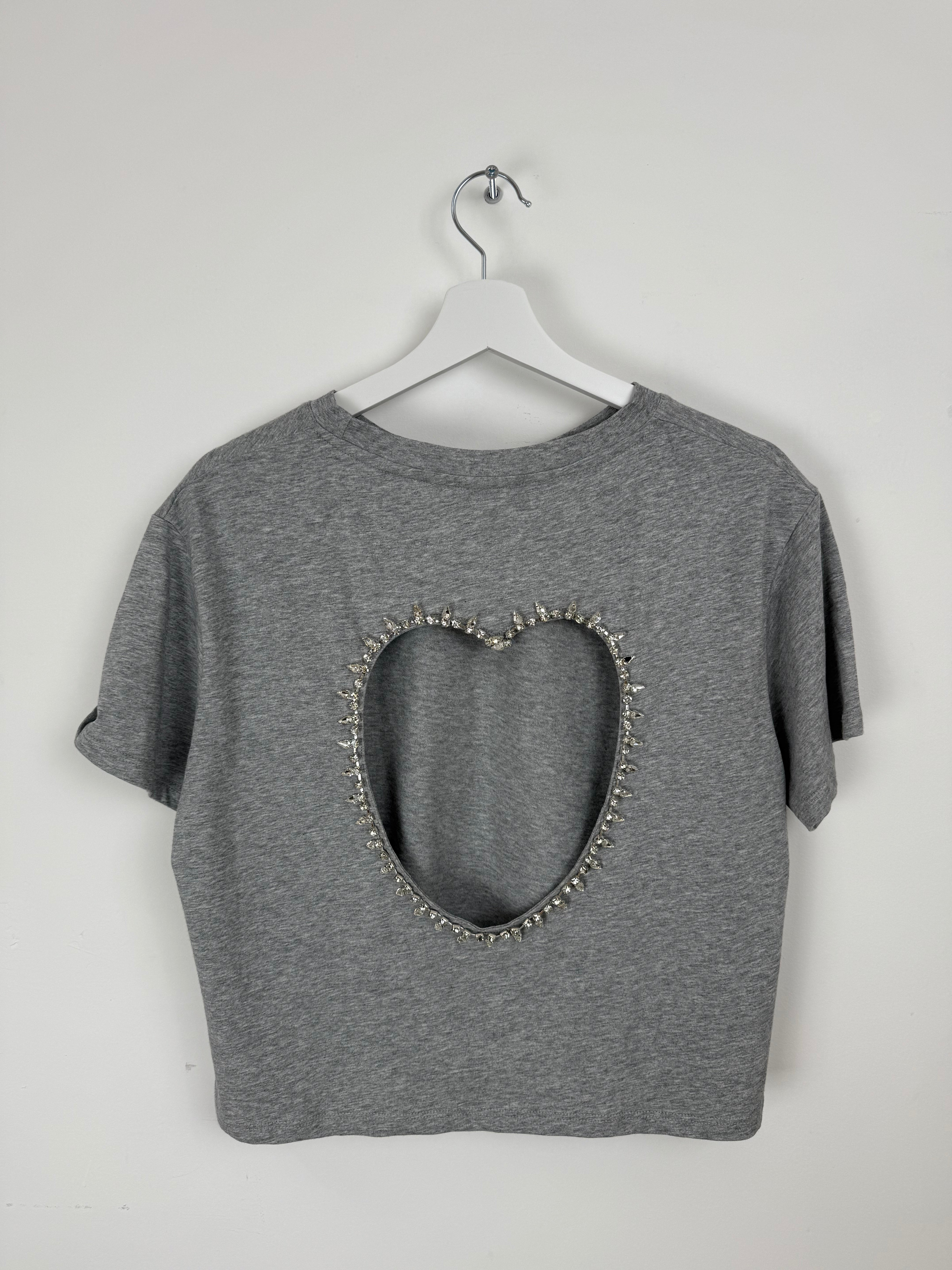 T-shirt Cuore Cristallo