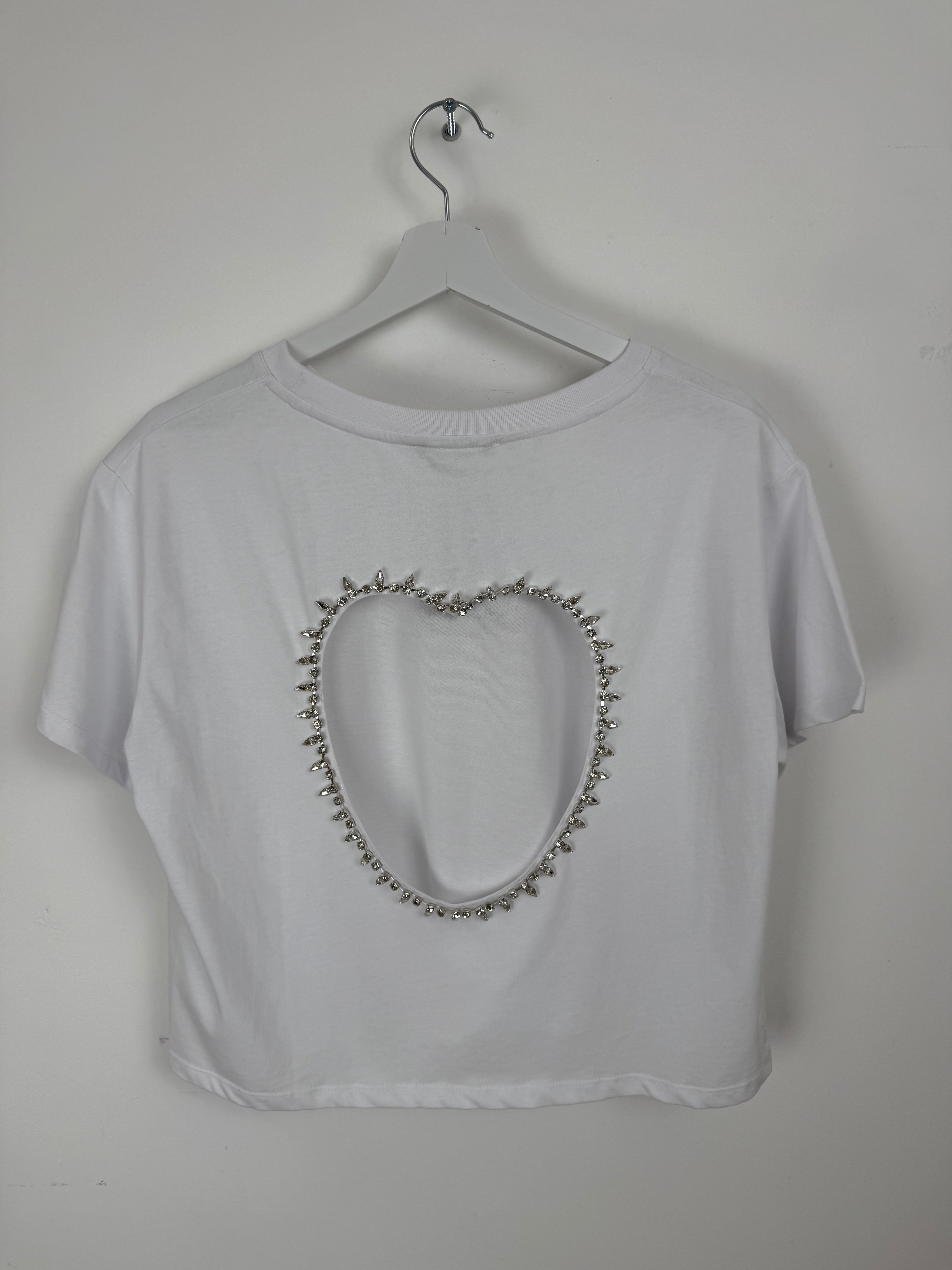 T-shirt Cuore Cristallo