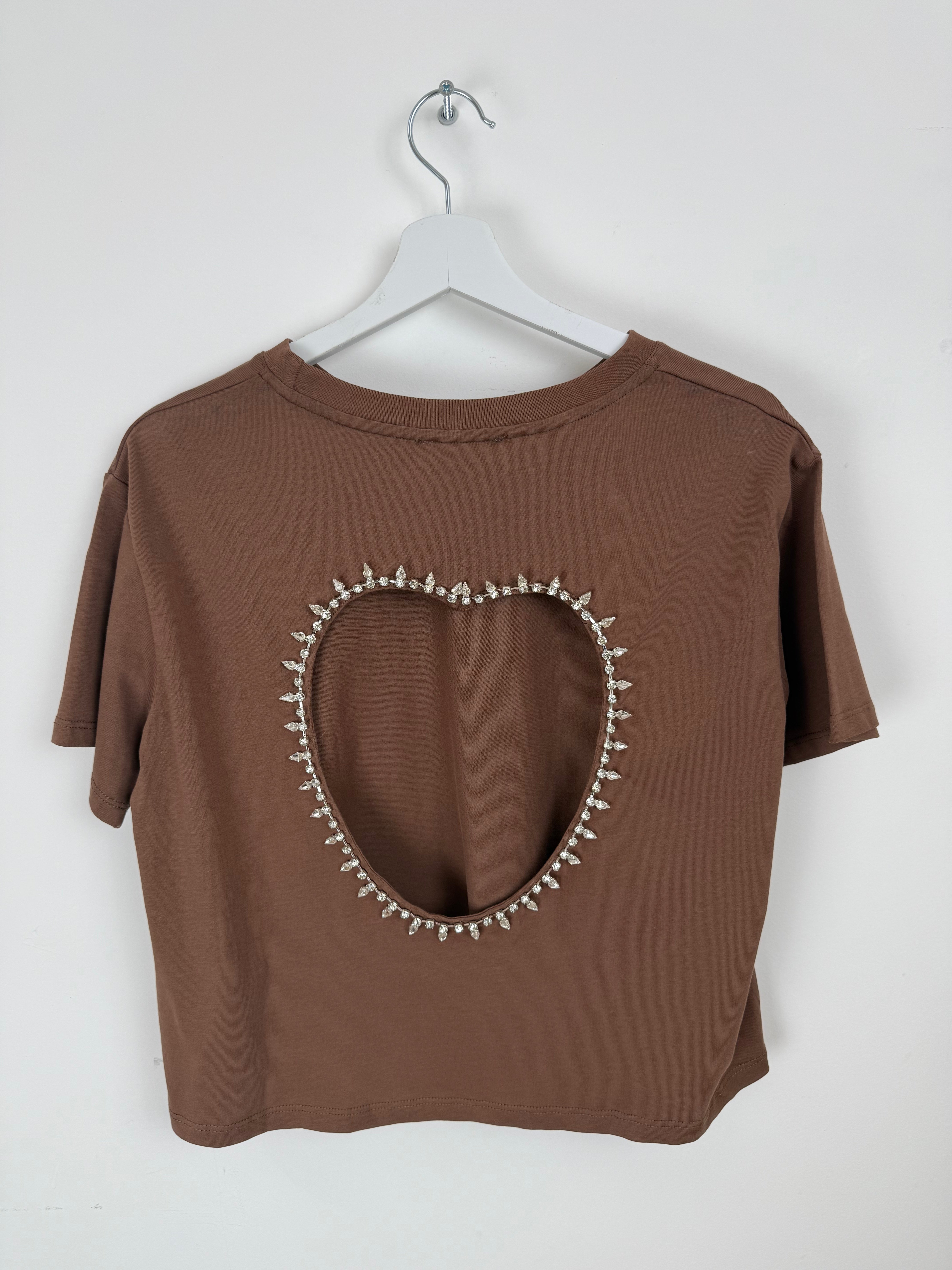 T-shirt Cuore Cristallo