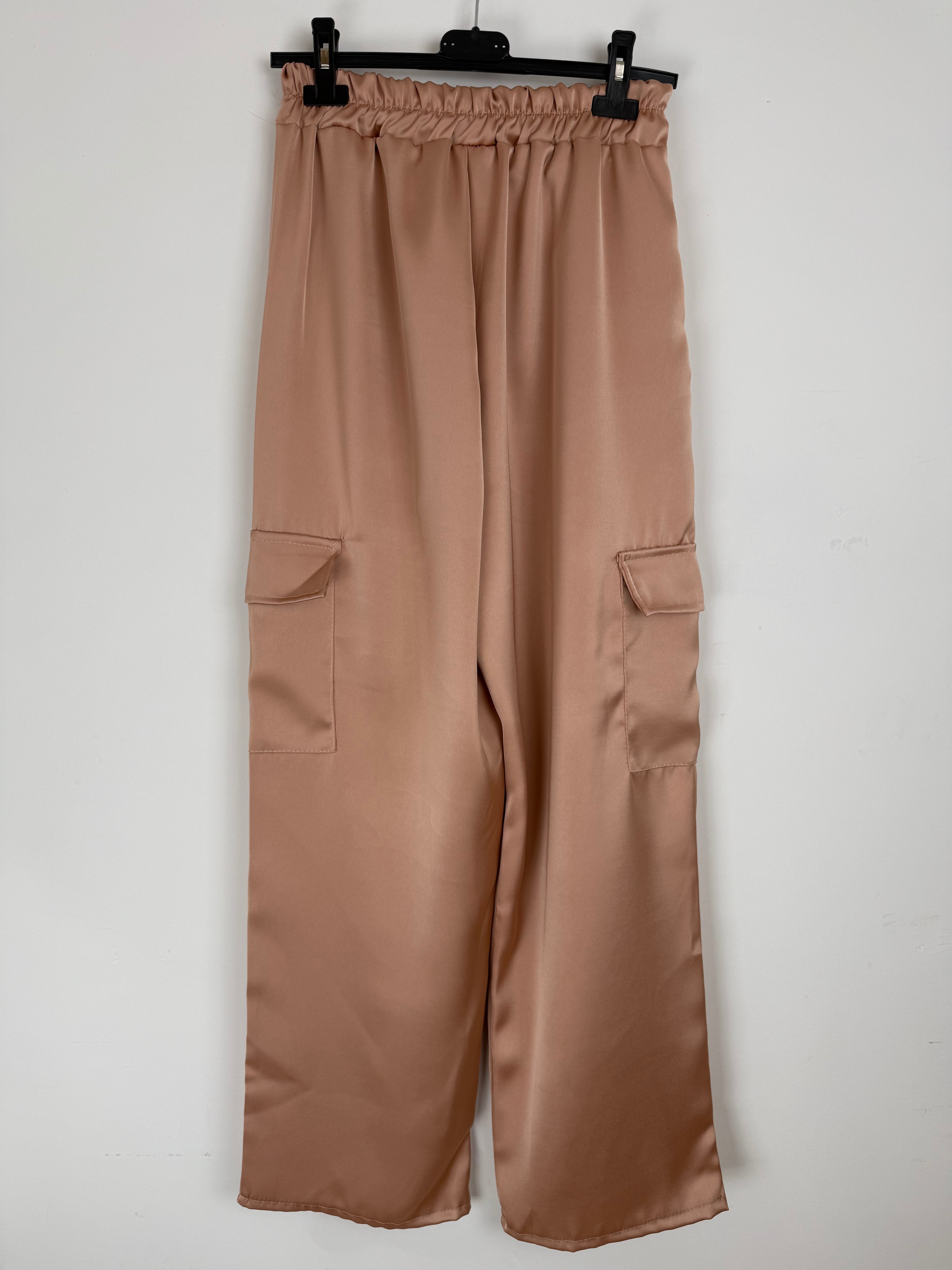 Pantalone Satin Cargo Soft